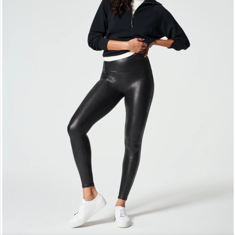 Spanx Faux Leather Leggings